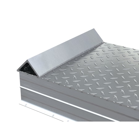 Vestil ALUM TREAD WHL RISER W/ ROLL OF GUARD 114X24X10 ATWR-ROG-24-10-114